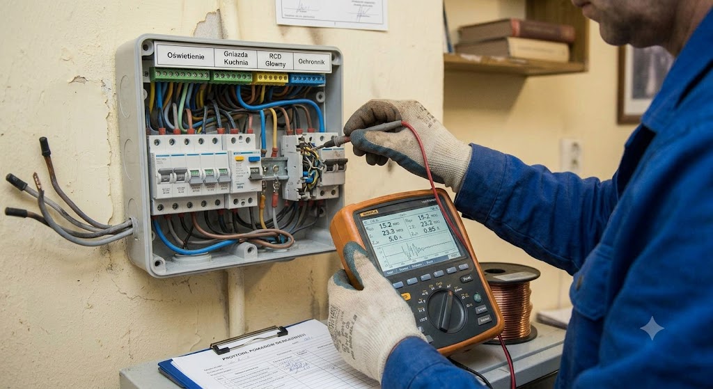 Przegląd instalacji elektrycznej Łódź - Aglen.pl